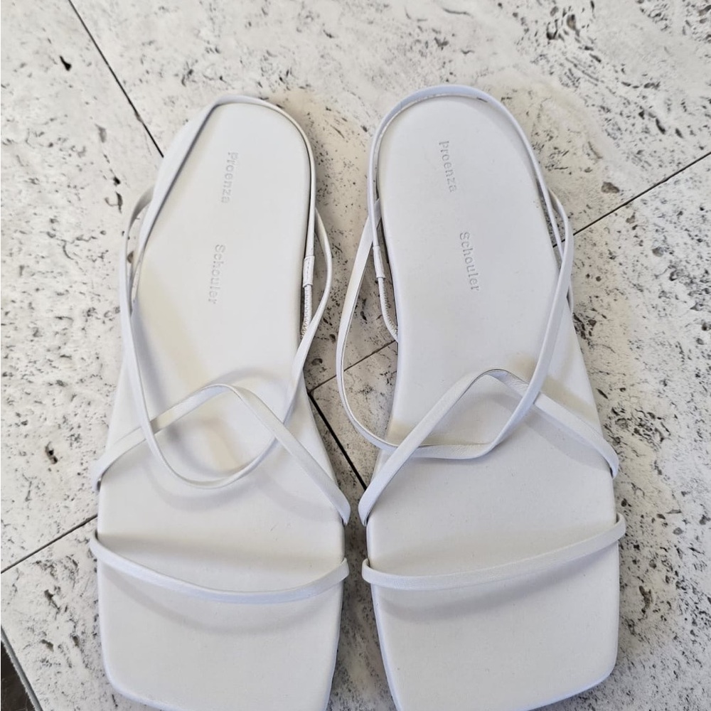 Proenza Schouler White Strappy Sandals